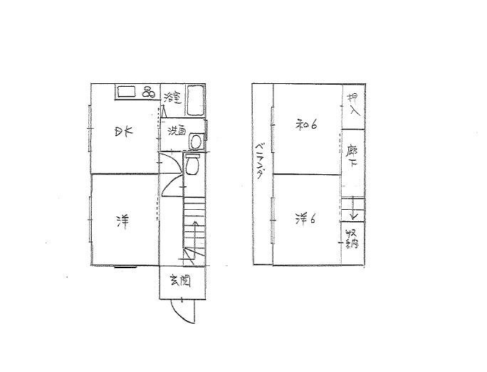 Floor plan. 11.8 million yen, 3DK, Land area 165.58 sq m , Building area 59.48 sq m