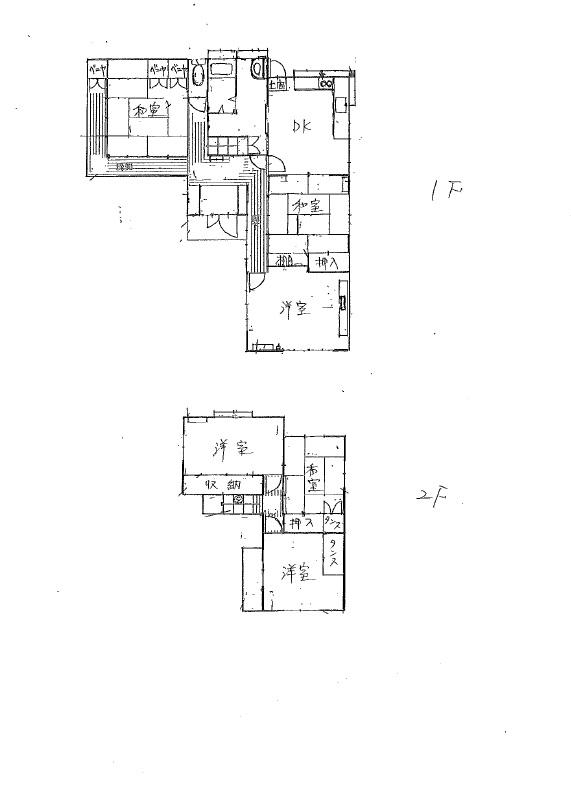 Floor plan. 31,800,000 yen, 6DK, Land area 992 sq m , Becomes the floor plan of the building area 149.88 sq m 6DK.  After RF is going to change the second floor of the Japanese-style Western-style. 