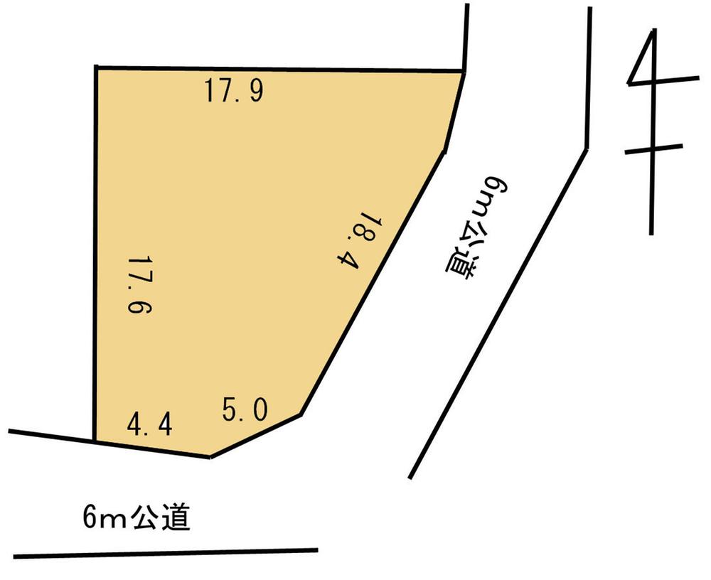Compartment figure. Land price 13.7 million yen, Land area 252.18 sq m