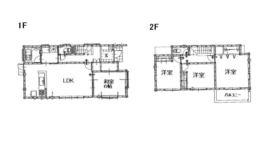 Floor plan. 20.8 million yen, 4LDK, Land area 168 sq m , Building area 99.36 sq m