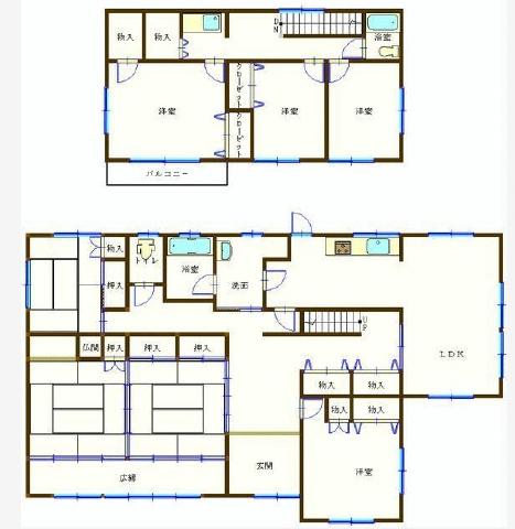 Floor plan. 29,800,000 yen, 7LDK, Land area 1,352.65 sq m , Building area 217.36 sq m