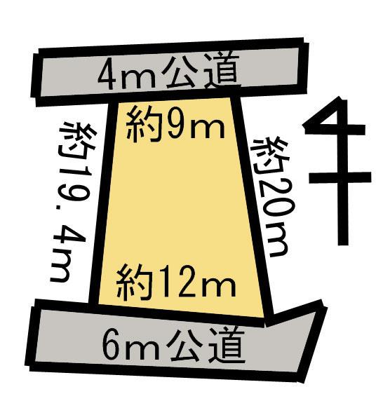 Compartment figure. Land price 10 million yen, Land area 212 sq m