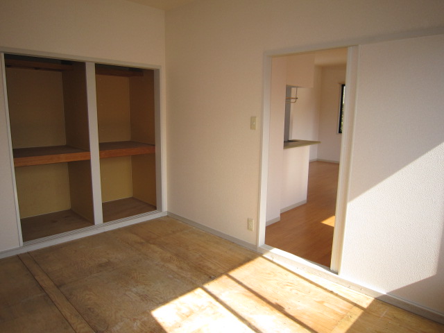 Living and room. Storage rich Japanese-style room