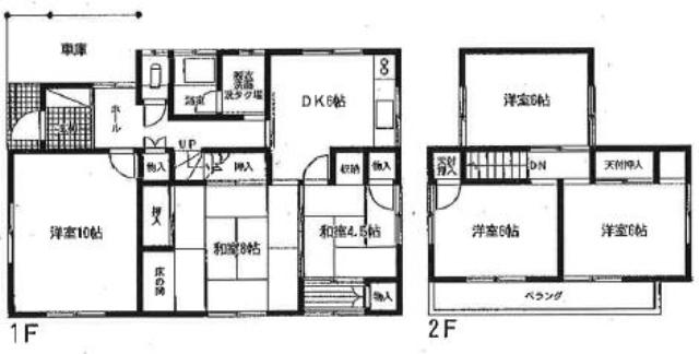 Floor plan. 5.9 million yen, 6DK, Land area 151.38 sq m , Building area 97.91 sq m