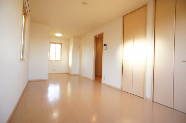 Living and room. Bright living room of flooring