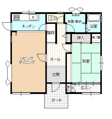 Floor plan. 10.5 million yen, 4LDK, Land area 233.21 sq m , Building area 119.77 sq m