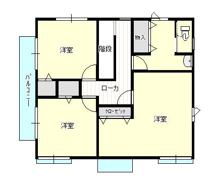 Floor plan. 10.5 million yen, 4LDK, Land area 233.21 sq m , Building area 119.77 sq m