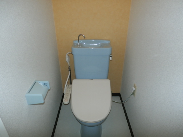 Toilet. It comes with warm water cleaning toilet seat. 