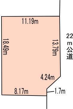 Compartment figure. Land price 10 million yen, Land area 196 sq m