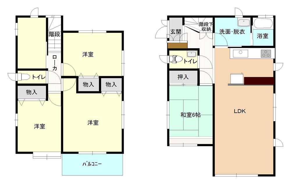 Floor plan. 15.8 million yen, 4LDK + S (storeroom), Land area 170.9 sq m , Building area 121.02 sq m