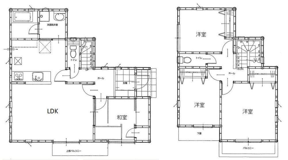 Floor plan. 20,900,000 yen, 4LDK, Land area 186.52 sq m , Building area 99.36 sq m