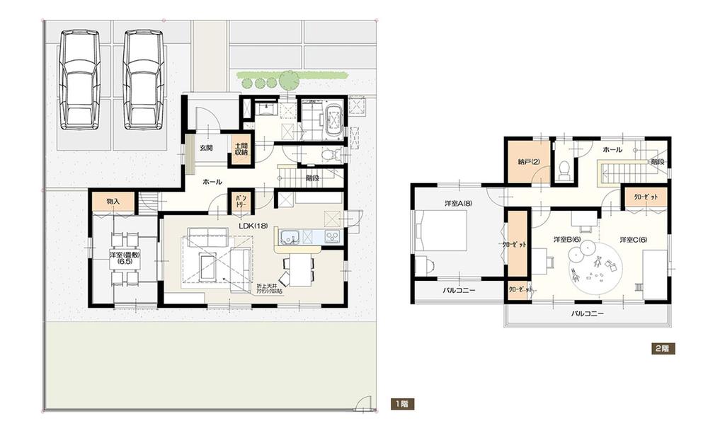 Floor plan. (16 Building), Price 31,800,000 yen, 4LDK, Land area 200.2 sq m , Building area 119.03 sq m