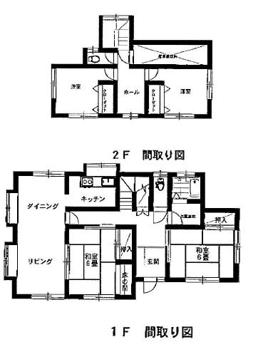 Floor plan. 12 million yen, 4LDK, Land area 174.99 sq m , Building area 97.71 sq m