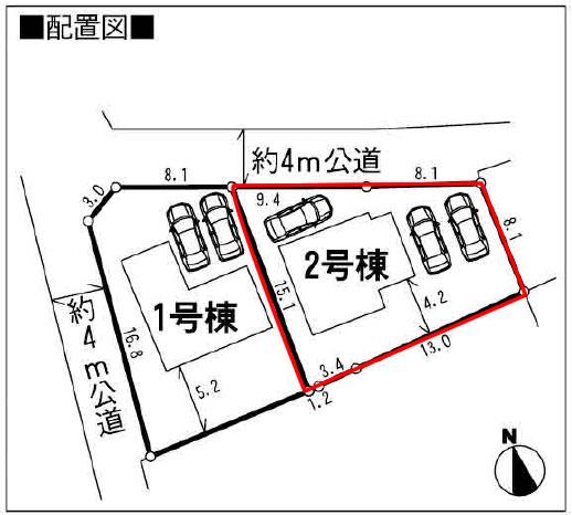 Compartment figure. 19,800,000 yen, 4LDK + S (storeroom), Land area 191.53 sq m , Building area 94.56 sq m