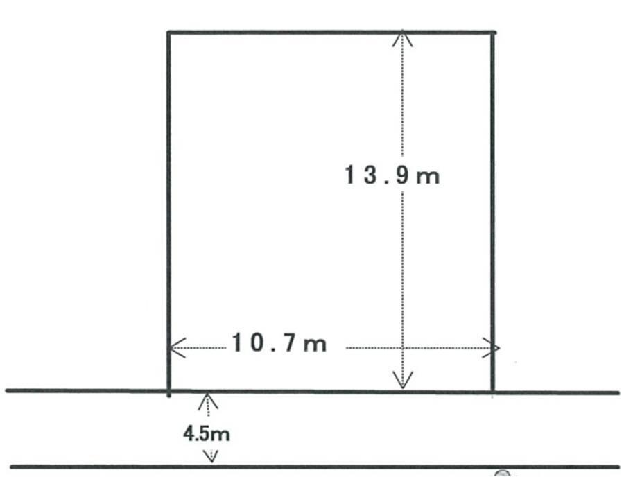 Compartment figure. Land price 4 million yen, Land area 164.22 sq m