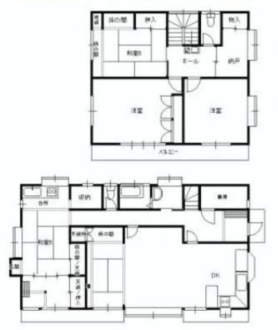 Floor plan. 17.8 million yen, 5LDK + S (storeroom), Land area 275.34 sq m , Building area 163.13 sq m