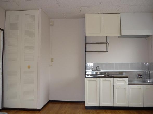 Kitchen. Bright kitchen is also well-ventilated OK with window! 