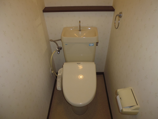 Toilet.  ※ Warm water washing toilet seat