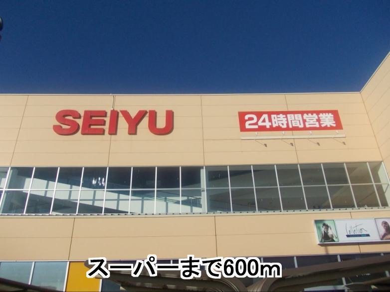 Supermarket. Seiyu 600m until the (super)