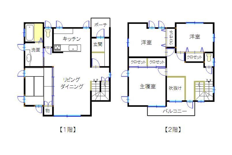 Floor plan. 33,800,000 yen, 4LDK, Land area 223.83 sq m , Building area 117.9 sq m