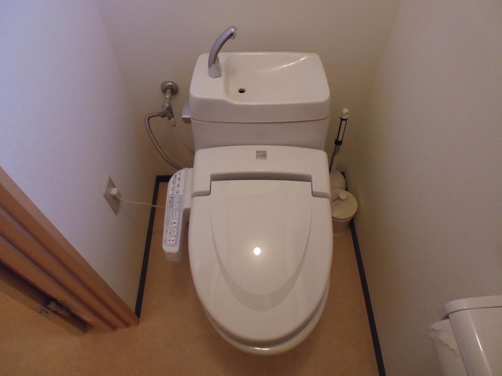 Toilet.  ※ With warm water washing toilet seat