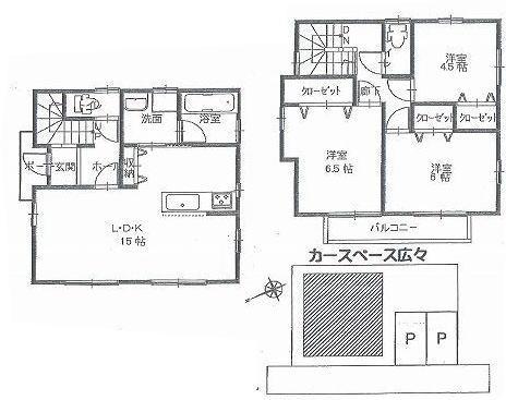 Floor plan. 12 million yen, 3LDK, Land area 112.13 sq m , Building area 80.52 sq m