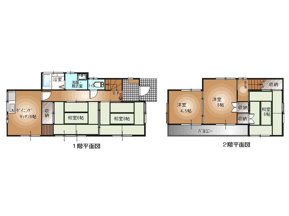 Floor plan. 7.8 million yen, 4DK, Land area 157.73 sq m , Building area 81.14 sq m