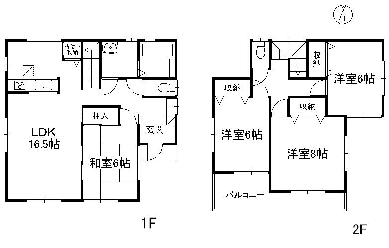 Floor plan. (4 Building), Price 21,800,000 yen, 4LDK, Land area 250.57 sq m , Building area 105.99 sq m