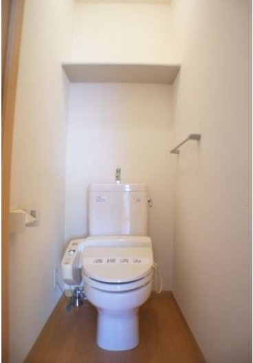 Toilet. Toilet is with a bidet. 