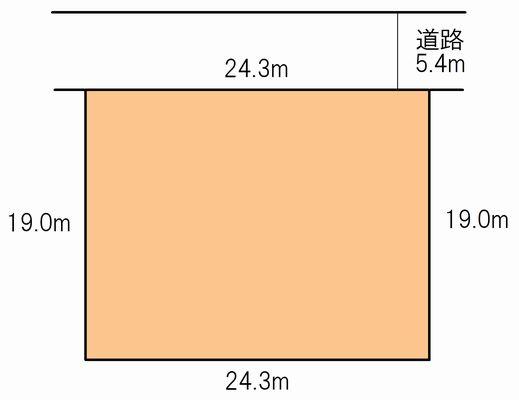 Compartment figure. Land price 7 million yen, Land area 462 sq m