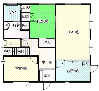 Floor plan. 21,800,000 yen, 5LDK, Land area 327 sq m , Building area 140.2 sq m