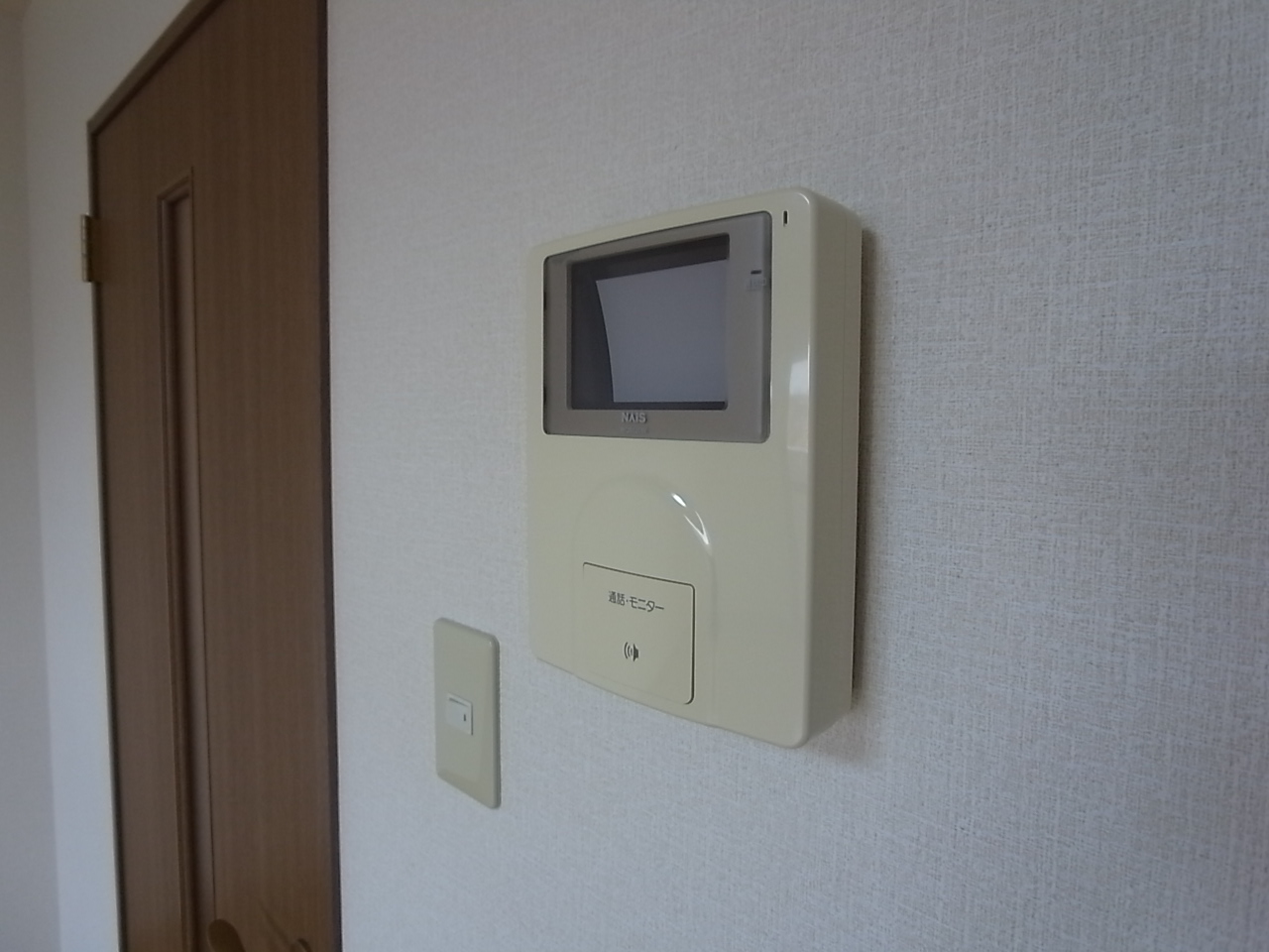 Security. Monitor with intercom