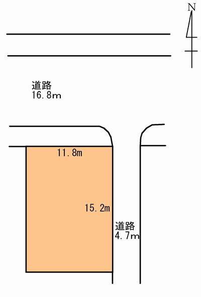 Compartment figure. Land price 10.9 million yen, Land area 180.06 sq m