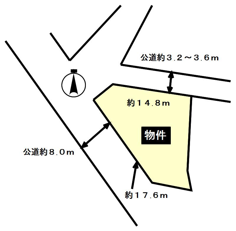 Compartment figure. Land price 5.65 million yen, Land area 225 sq m
