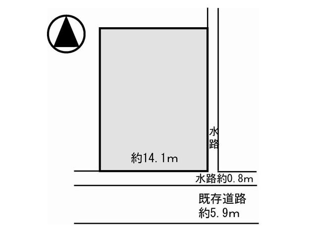 Compartment figure. Land price 13,577,000 yen, Land area 264 sq m
