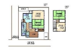 Floor plan. 13 million yen, 4K, Land area 253.24 sq m , Building area 69.02 sq m