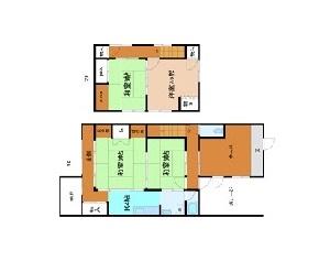 Floor plan. 8.3 million yen, 4K, Land area 121.79 sq m , Building area 94.2 sq m