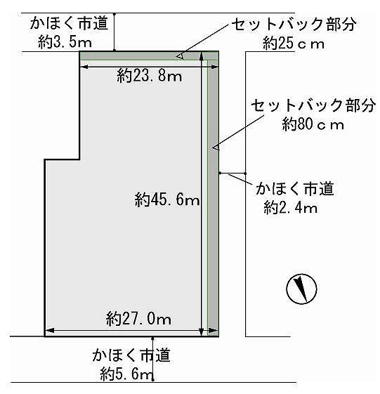 Compartment figure. Land price 8 million yen, Land area 1523.96 sq m subdivided is also possible! 