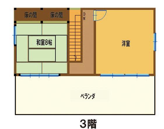 Floor plan. 13.8 million yen, 7LDK, Land area 228.09 sq m , Building area 226.76 sq m 3 floor Floor Plan