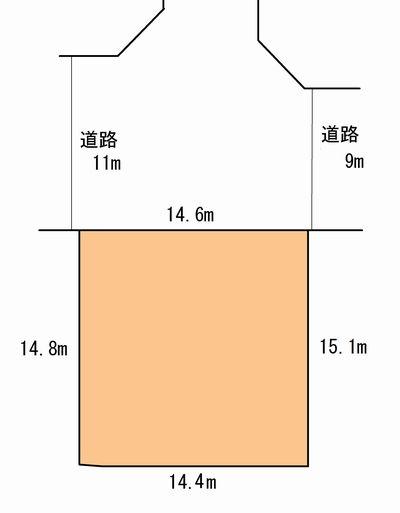 Compartment figure. Land price 3.98 million yen, Land area 219.01 sq m