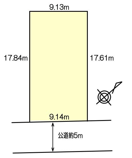 Compartment figure. Land price 7,002,000 yen, Land area 162.02 sq m