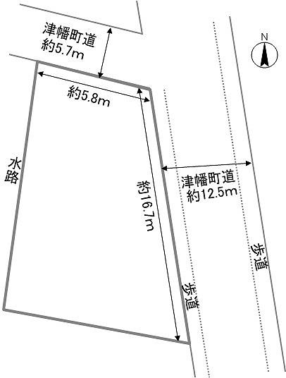 Compartment figure. Land price 4.8 million yen, Land area 145.45 sq m building condition without