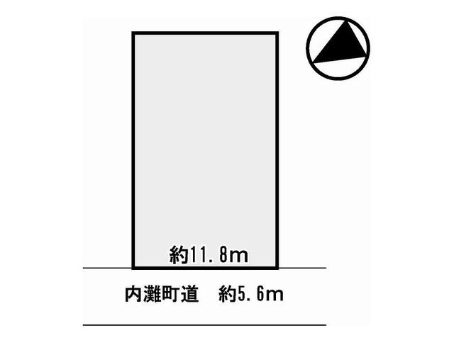 Compartment figure. Land price 10.8 million yen, Frontage is 11.8m in land area 237.27 sq m 71.77 tsubo. 