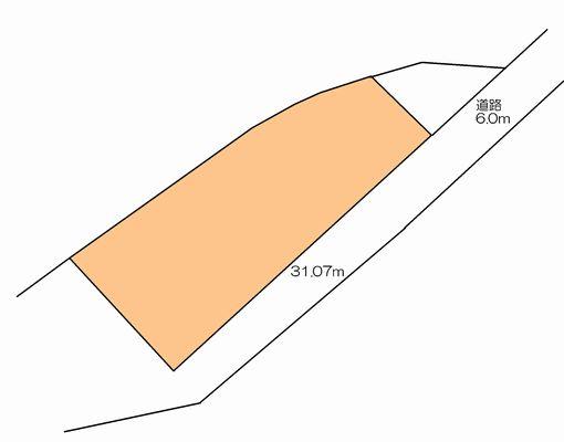 Compartment figure. Land price 4.55 million yen, Land area 358 sq m