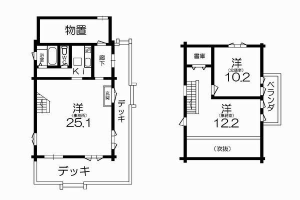Floor plan. 25,800,000 yen, 2LDK, Land area 250.12 sq m , Building area 121.34 sq m