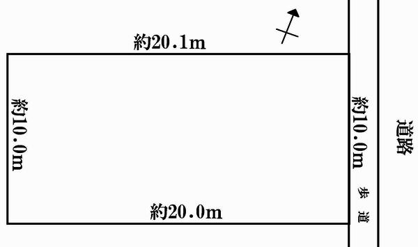 Compartment figure. Land price 16,770,000 yen, Land area 198.04 sq m