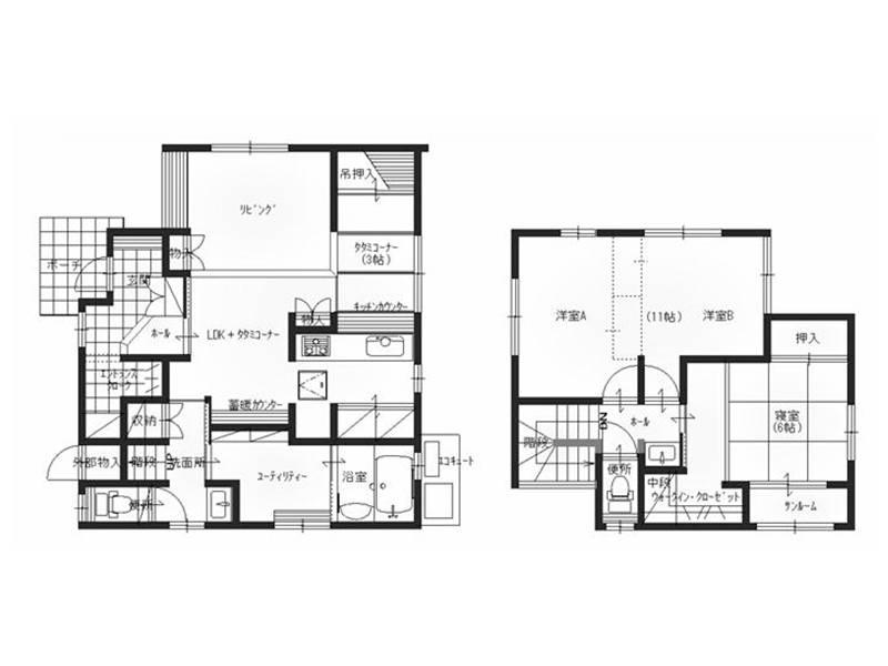Floor plan. 24,800,000 yen, 3LDK, Land area 115.71 sq m , Building area 96.62 sq m