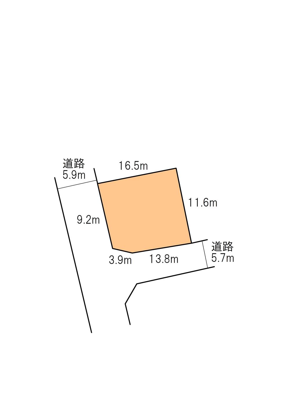 Compartment figure. Land price 13,810,000 yen, Land area 190.14 sq m