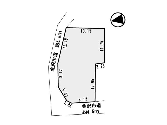 Compartment figure. Land price 16.8 million yen, Land area 337.46 sq m