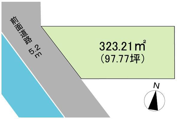 Compartment figure. Land price 18,700,000 yen, Land area 323.21 sq m